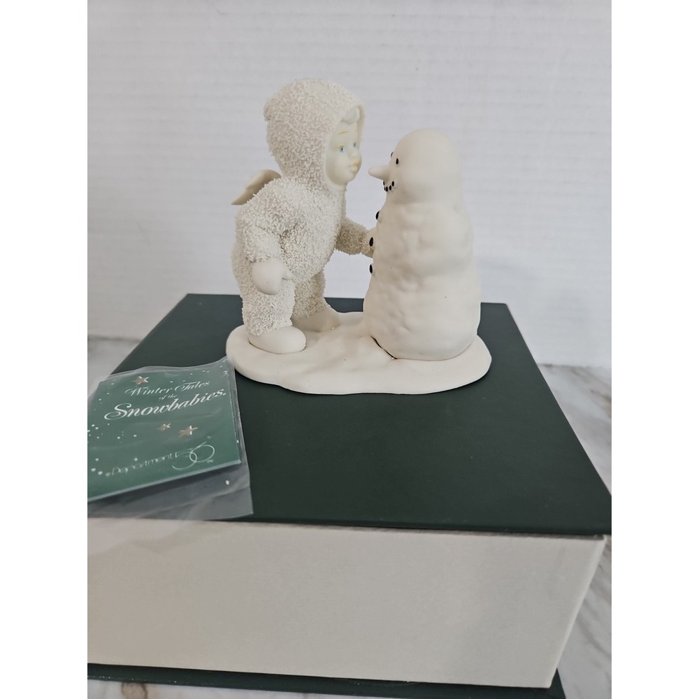 Department 56 Snowbabies, Snowman "Why Don't You‎ Talk To Me", Retired